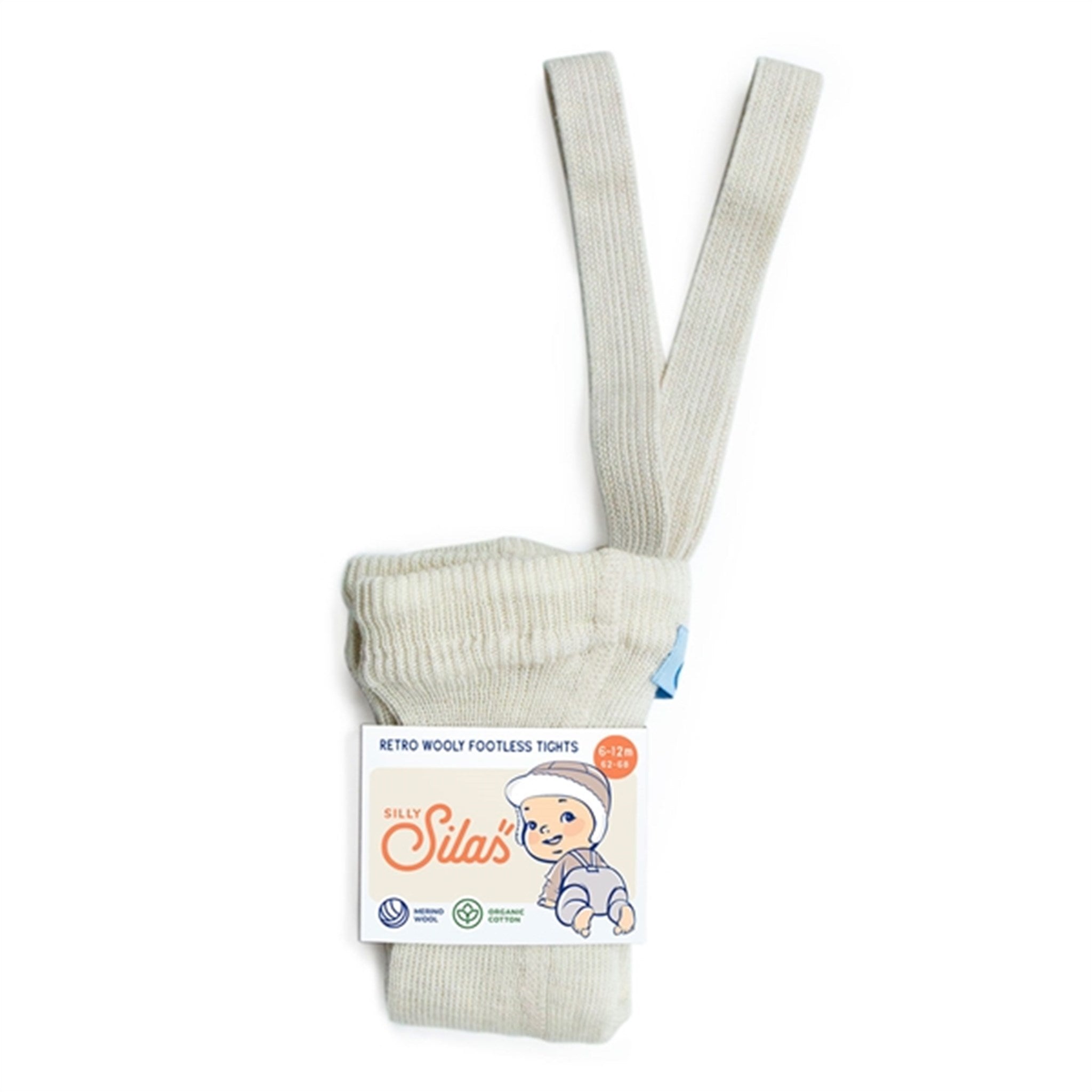Silly Silas Wooly Cream Blend无脚裤带吊带 - 为儿童的双腿提供舒适和时尚