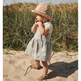 Wheat Misty Stripe Otilia Dress