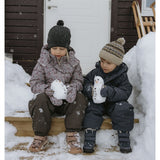 Wheat Mittens Tech Dark Blue