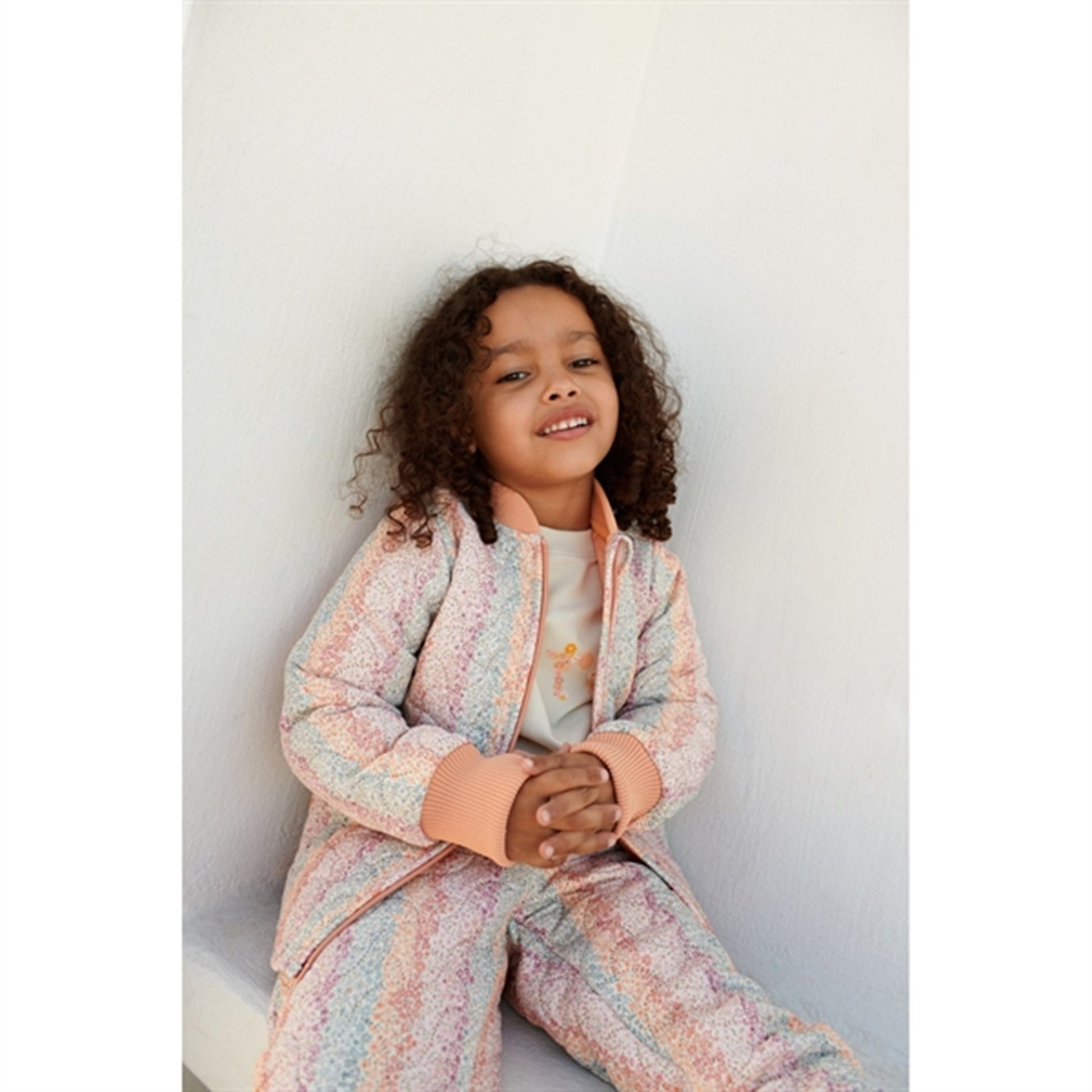 Wheat Thermo Rainbow Flowers Jacket Loui