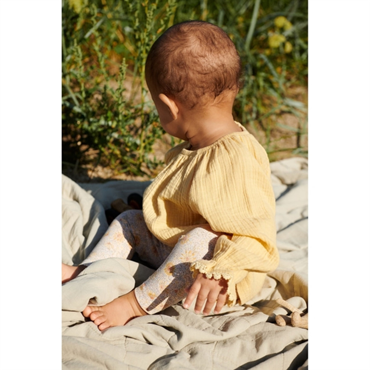 Wheat Coneflowers Leggings Jules
