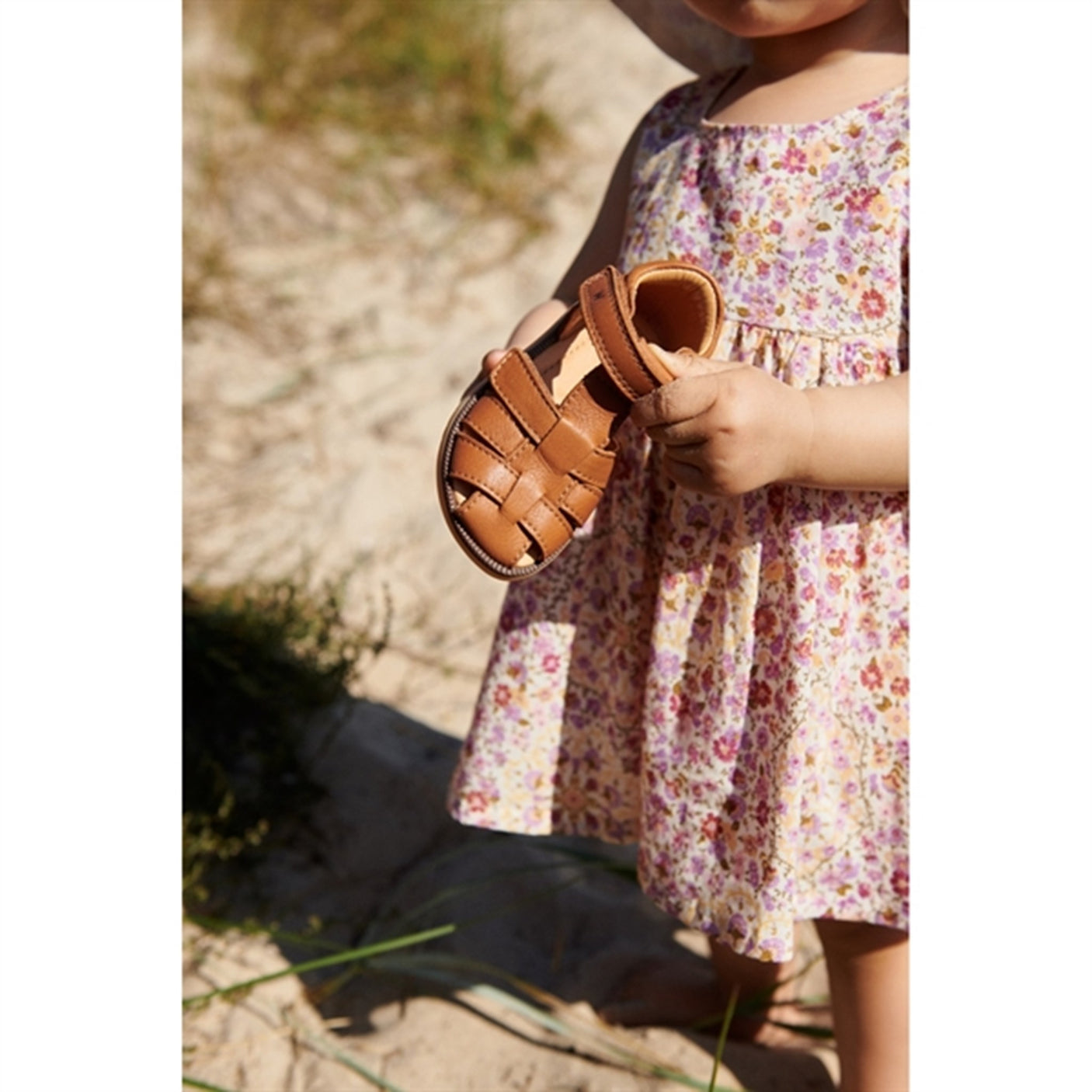 Wheat Carousels And Flowers Pinafore Wrinkles Dress Sienna 7