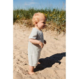 Wheat Aquablue Stripe Playsuit Niller