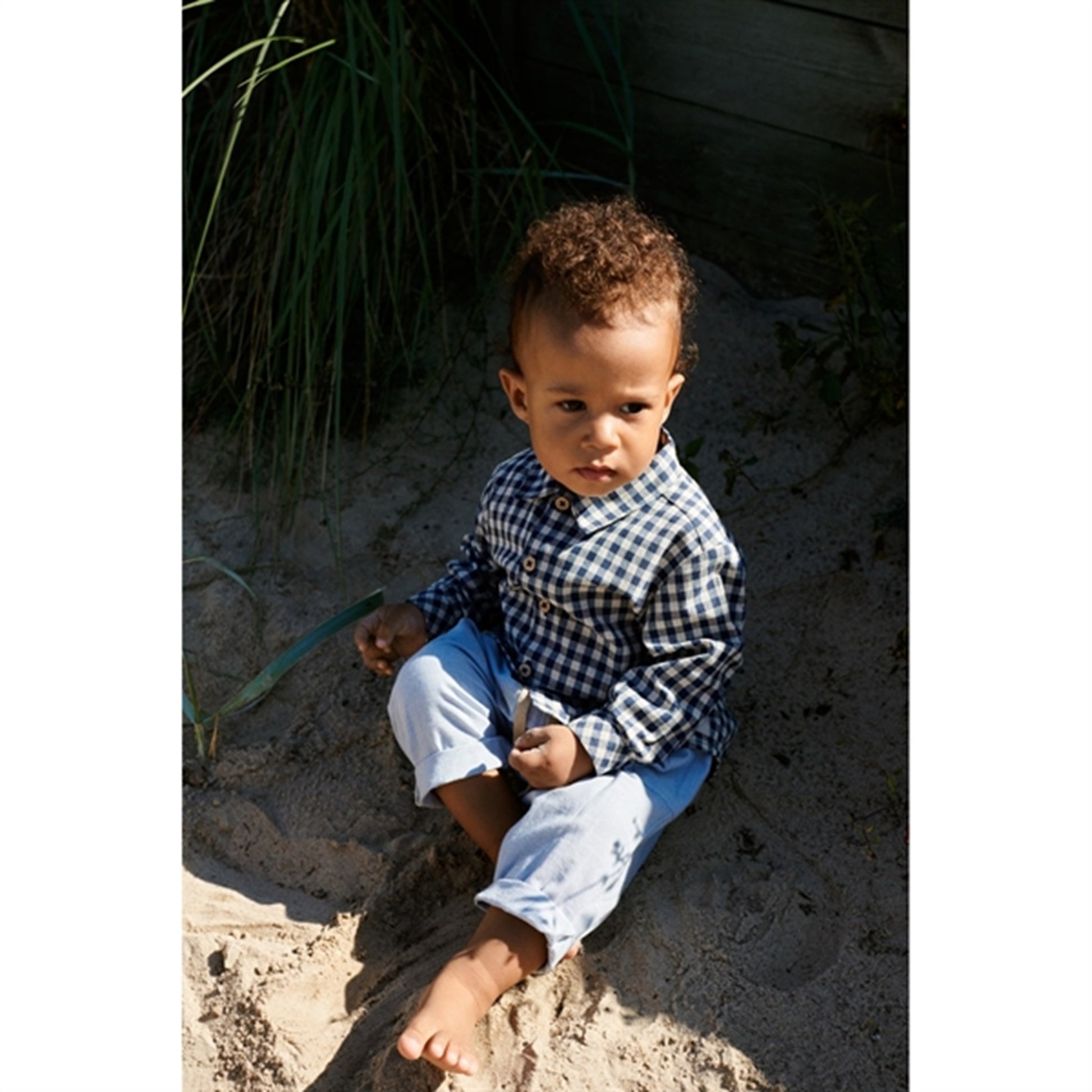 Wheat Blue Waves Pants Arne