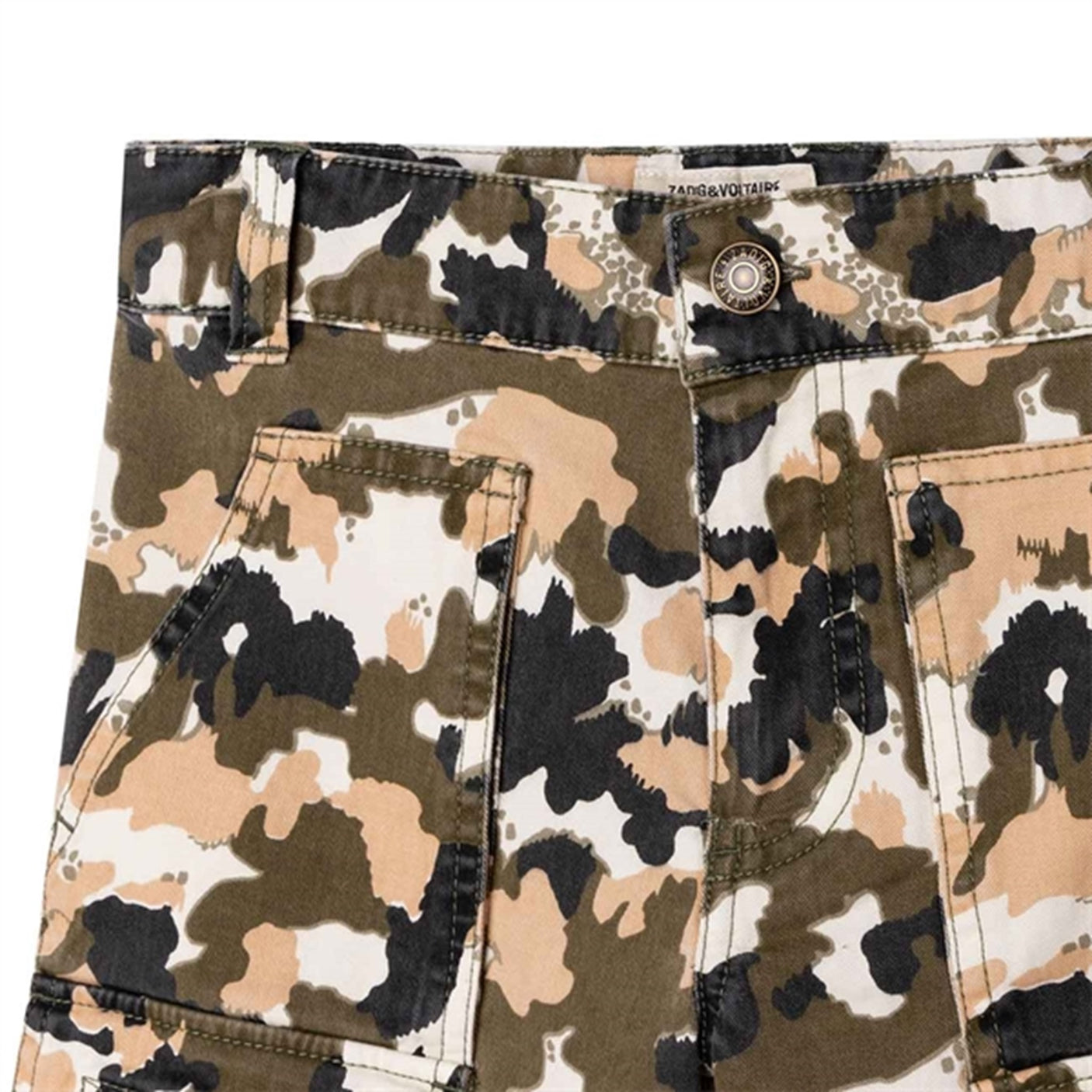 Zadig & Voltaire Khaki Bermuda Shorts 2