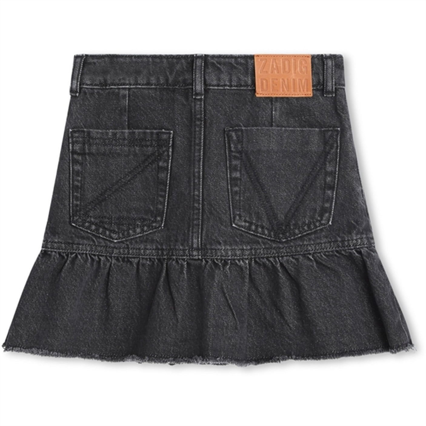Zadig & Voltaire Denim Black Denim Skirt