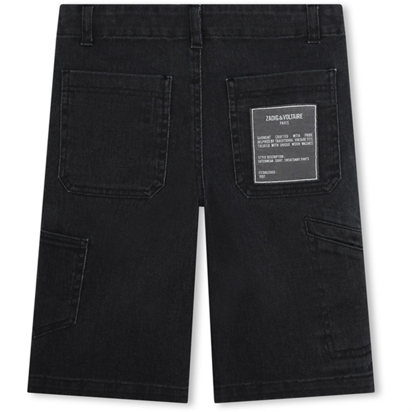Zadig & Voltaire Black Bermuda Shorts