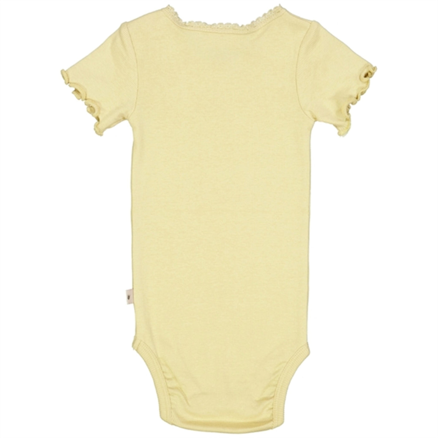 Wheat Yellow Dream Rib Lace Body