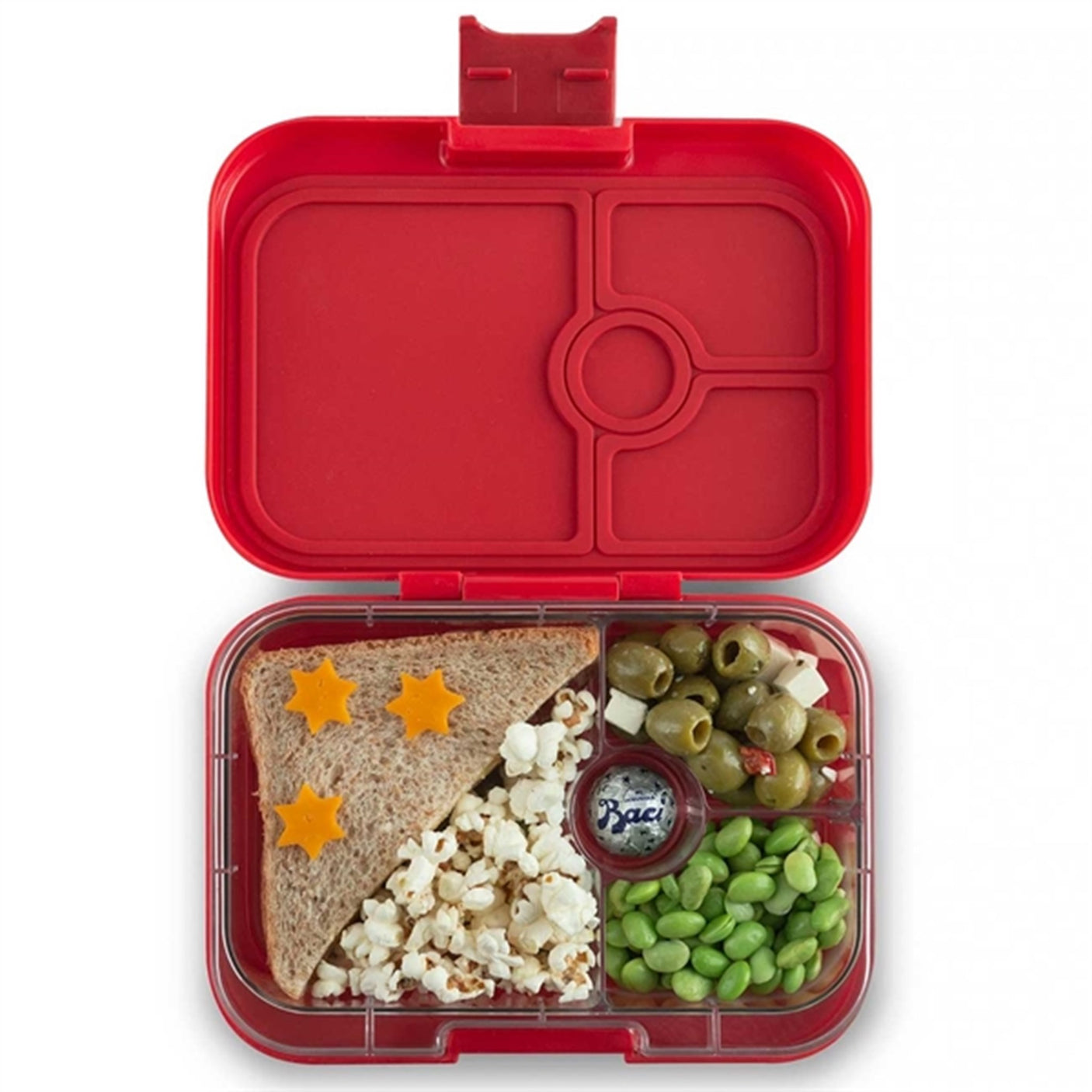 Yumbox Leakproof Sandwich Friendly Bento Box Yumbox Panino Wow Red