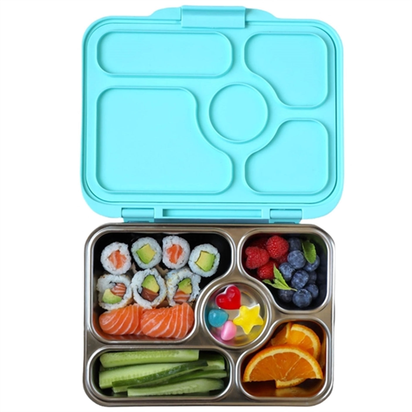 Yumbox Presto Stainless Steel Lunch Box Tulum Blue
