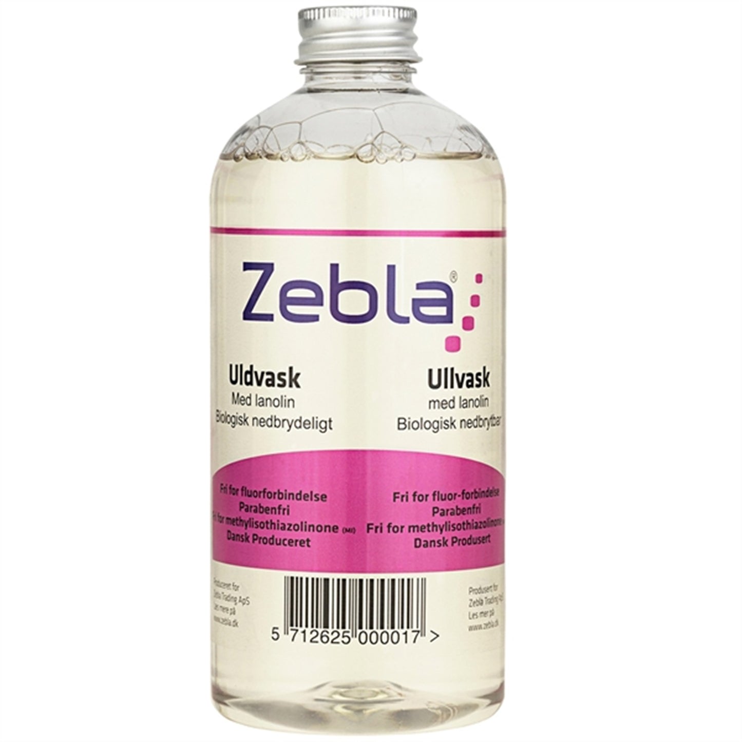 Zebla Wool Wash w. Lanolin 500 ml