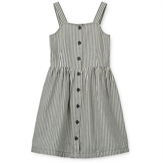 Liewood Y/D Stripe Whale Blue/Creme De La Creme Zia Stripe Dress